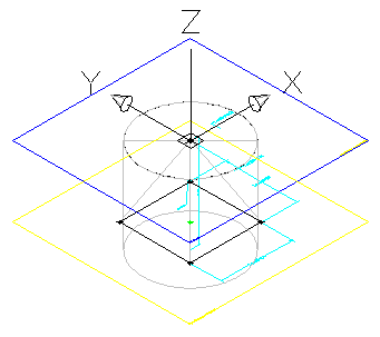 Model From Primitives Example: To Build a Part Model From Primitives