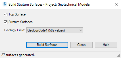 build dialog