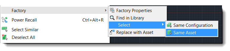 To Search for Assets in AutoCAD