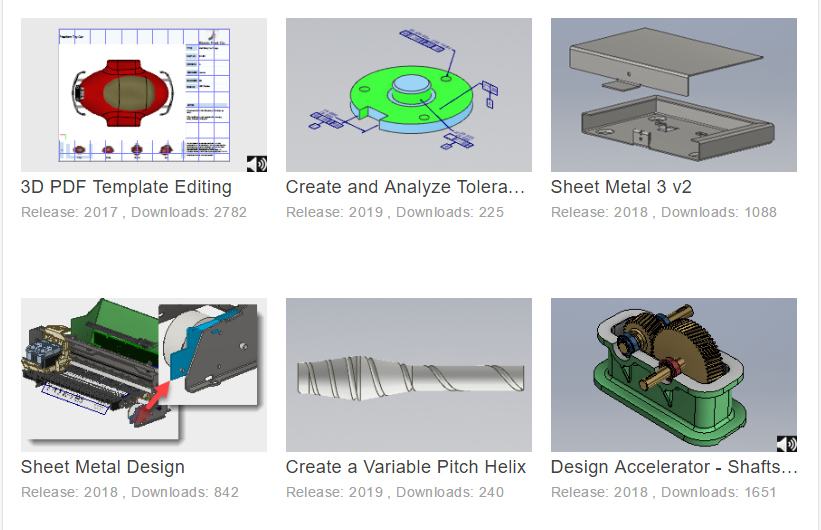 Inventor 2022 Help | Get Started Tutorials | Autodesk