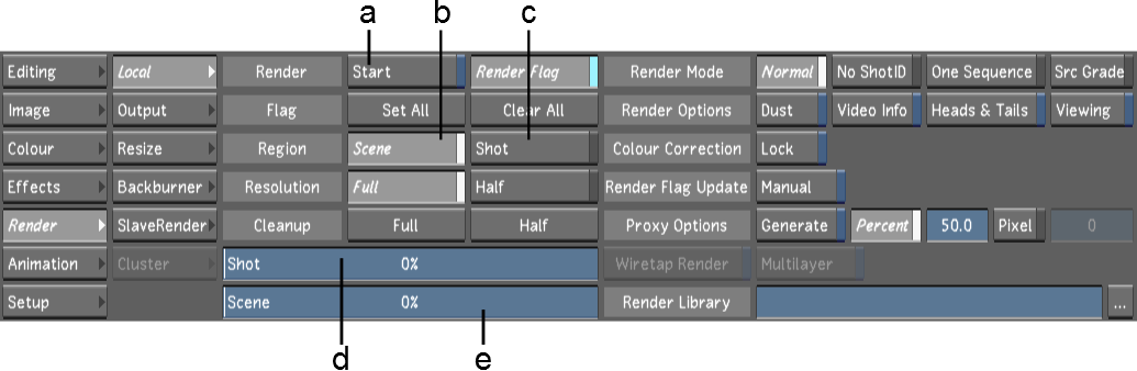 Rendering the Selected Region