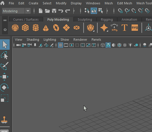 Creating a Mesh with the Polygon Shape tool