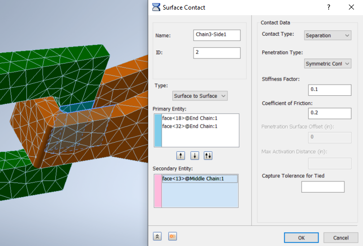 Autodesk Inventor Nastran 2022 Help | Tutorial A7: Set Up Surface Contacts  | Autodesk