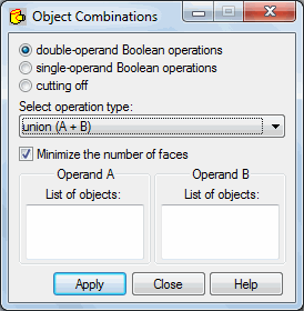 Robot Structural Analysis 2022 Help, Operations with one operand