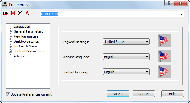 Set Preferences
