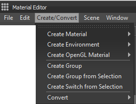 About the Material Editor