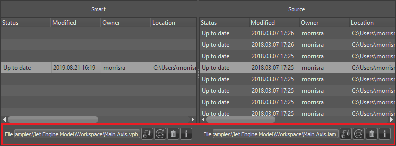 File field at the bottom of the Reference Editor