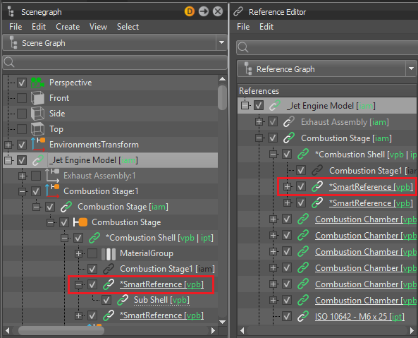 Modified sub-reference