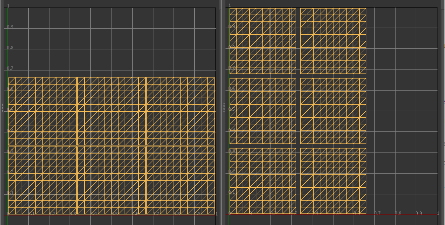 Island Padding example