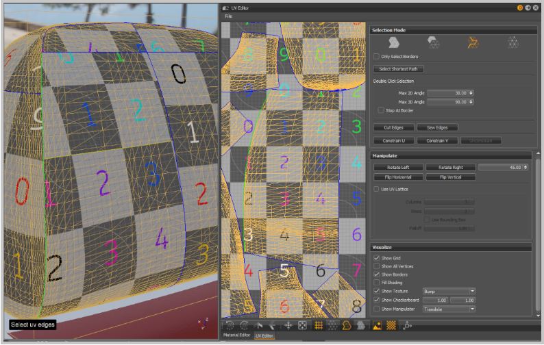 Constrain Edges example