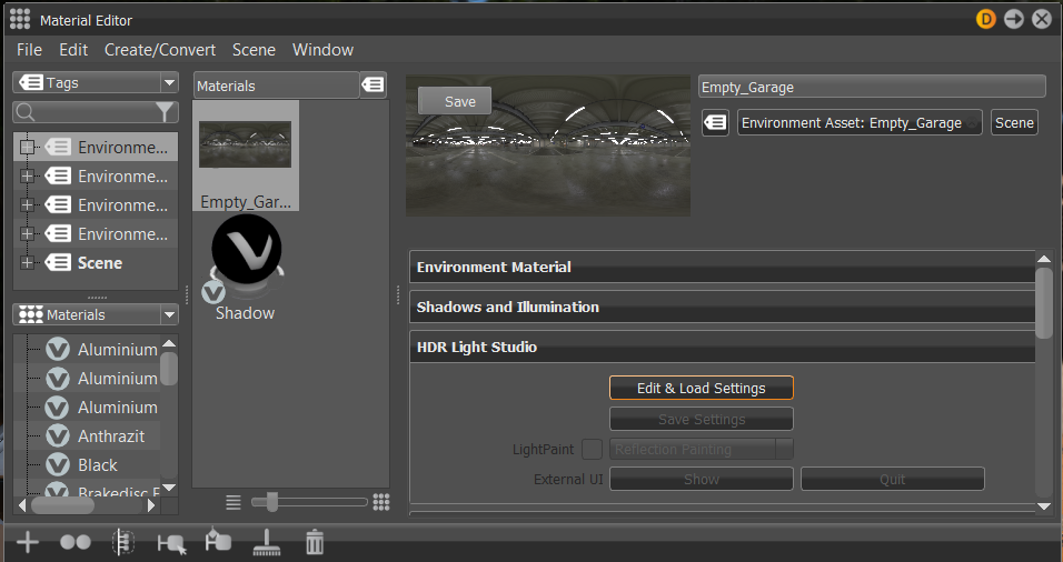 Edit & Load Settings