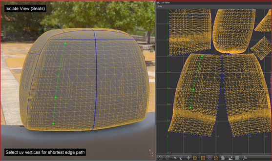 shortest path connecting each way point