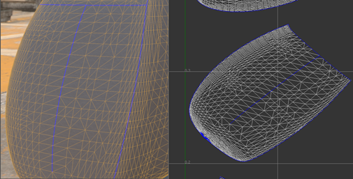 new borders after the cut