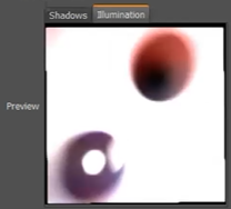 Illumination map preview