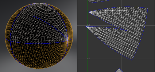 unfolding and placed in their original position