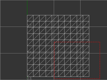 rectangle in the UV Editor
