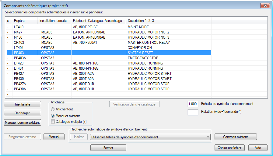 Disjoncteur actuel dans AutoCAD  Téléchargement CAD (64.55 KB