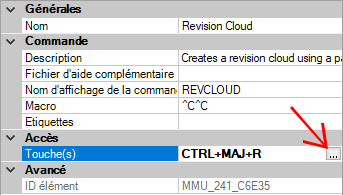 AutoCAD LT 2022 for Mac Aide, Personnaliser les raccourcis clavier