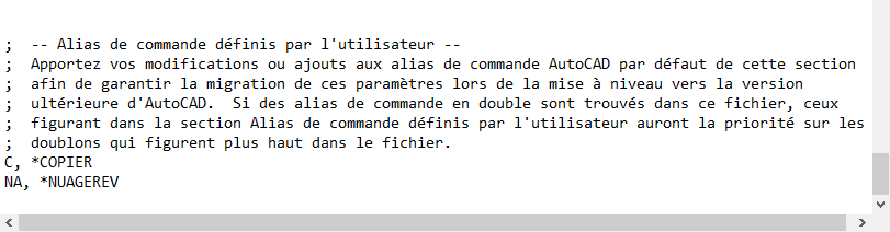 Les raccourcis clavier et commandes dans AutoCAD