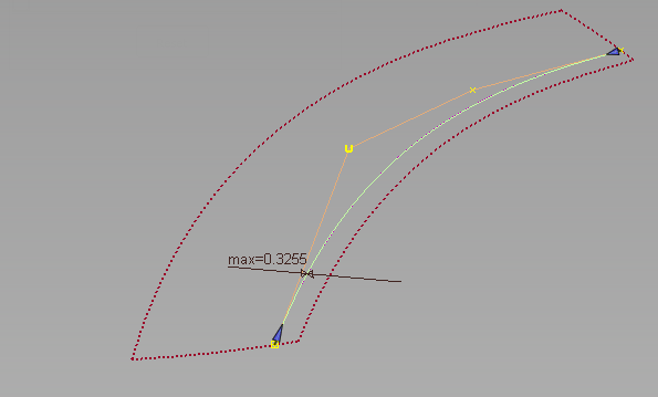 Alias 2022 ヘルプ | Fit Curve を使用して NURBS 自由曲線を作成する