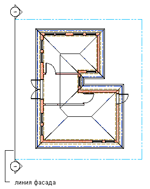 Как сделать фасад в автокаде по плану