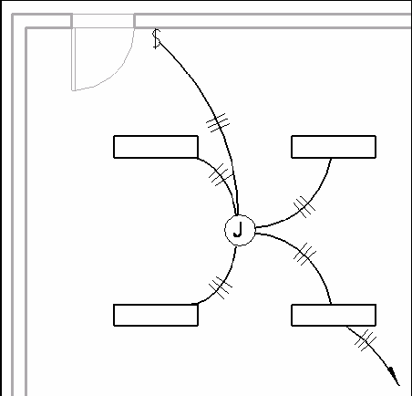 Тип детали распределительная коробка revit