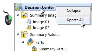 decision center update all