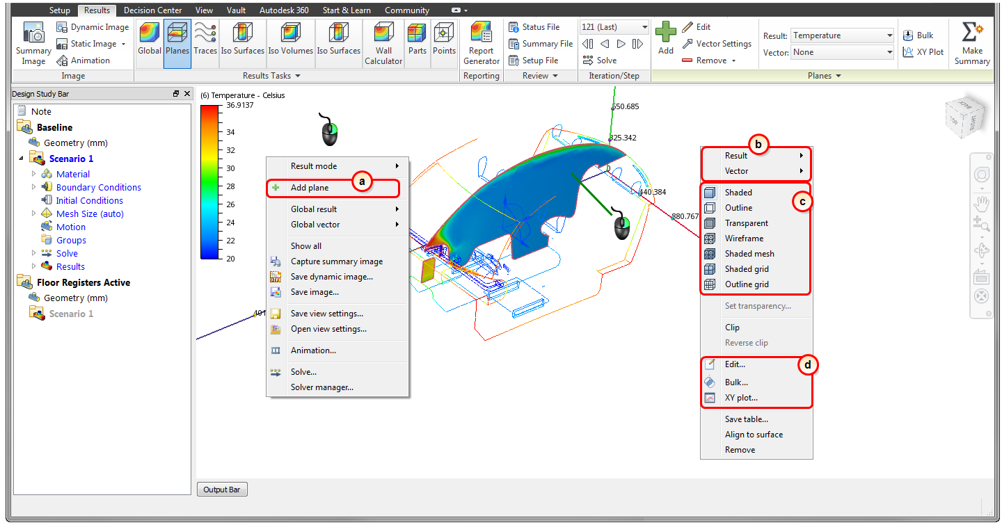 rmb cut plane workflow