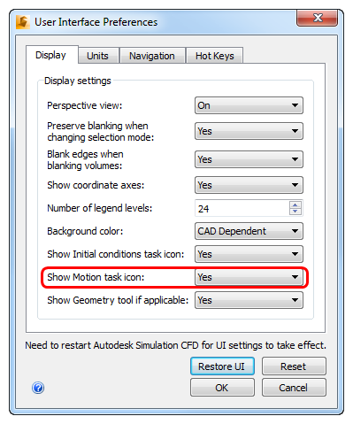 show motion icon