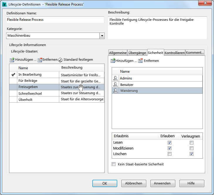 Migrieren von freigegebenen oder gesperrten CAD-Dateien