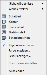 Rechtsklick auf das Modell