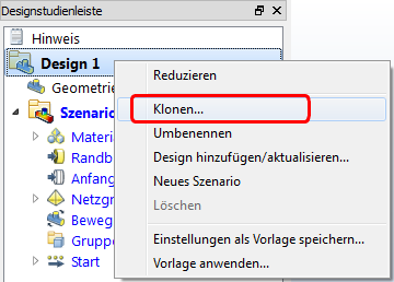 Benutzeroberfläche Design klonen