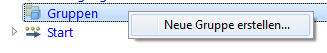 Neue Gruppe erstellen