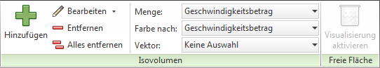 Isovolumen hinzufügen