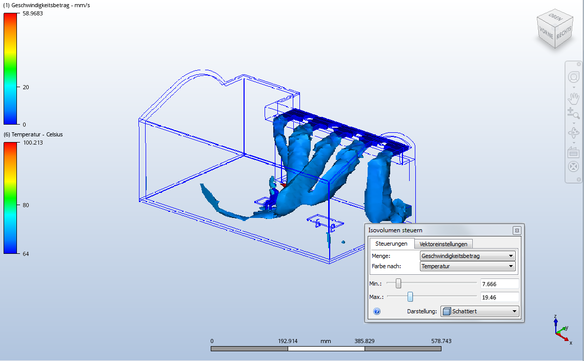 Isovolumenergebnisse