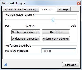 Fahrzeugnetz verfeinern