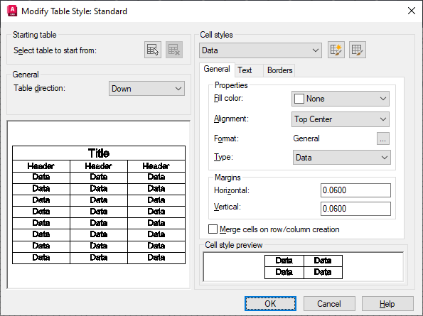 AutoCAD Architecture 2023 Help, Index Color Tab (Select Color Dialog Box)