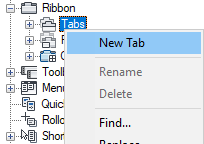 AutoCAD LT 2023 Help, To Customize a Ribbon Tab