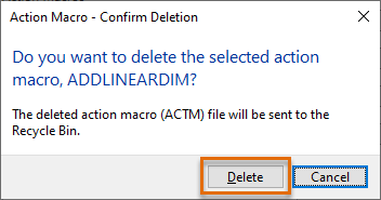 Using a Macro Recommendation