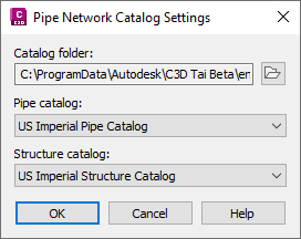 Autodesk Civil 3D Help, How the Parts Catalog Works