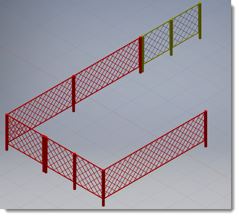 Place Asset Chains in Inventor