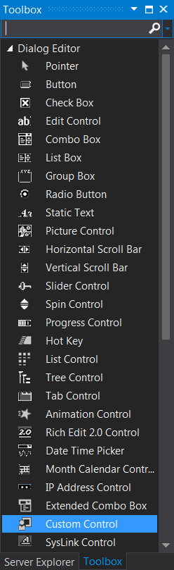 Custom Control Editor