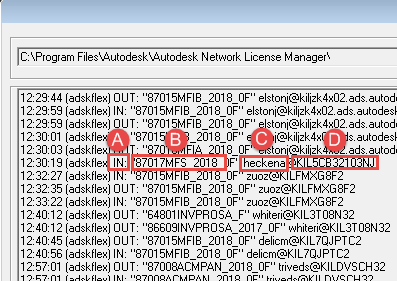 license log