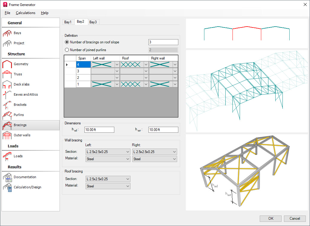 Bracing Robot Structural Analysis Professional 2023 Autodesk