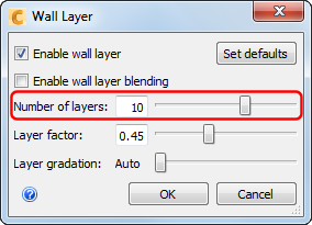 number of layers