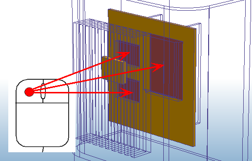 select contact surfaces