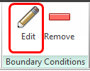 edit boundary conditions