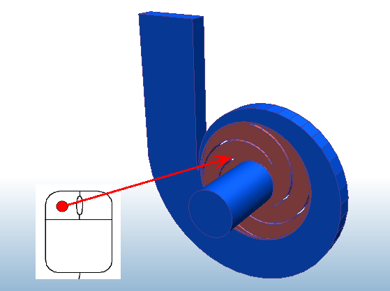 select rotating region