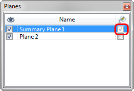 planes dialog