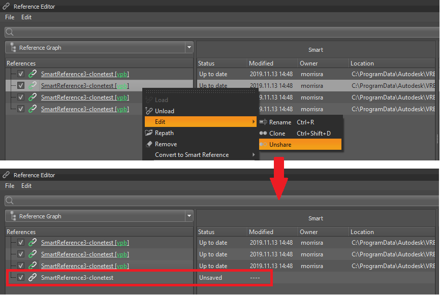 Reference Editor